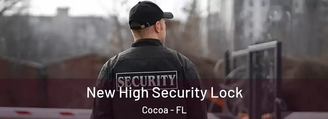 New High Security Lock Cocoa - FL